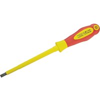 VDE Insulated Soft Grip Slotted Screwdriver 6.5mm 150mm