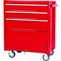 Faithfull 3 Drawer Roller Cabinet Red