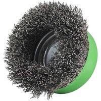 X Lock Crimped 0.3mm Stainless Steel Wire Cup Brush