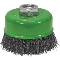 Stainless Steel Crimped Wire Cup Brush 80mm M14 Thread