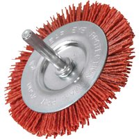 Abrasive Nylon Bristle Wheel Brush 75mm 6mm Shank