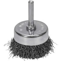 Faithfull - 3105006130 Wire Cup Brush 50mm x 6mm Shank, 0.30mm Wire FAIWBS50
