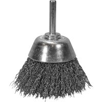 Stainless Steel Crimped Wire Cup Brush 70mm 6mm Shank