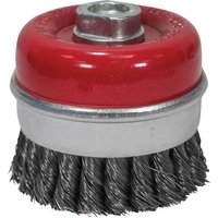 Twisted Knot Wire Cup Brush 80mm M14 Thread
