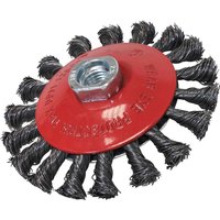 Twisted Knot Wire Wheel Brush 100mm M10 Thread