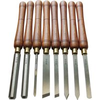 8 Piece HSS Wood Turning Tool Set