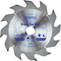 Faithfull FAIZ15012 TCT Circular Saw Blade 150 x 20mm x 12T POS