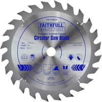 Fast Rip TCT Circular Saw Blade 180mm 24T 16mm