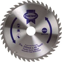 Fine Cross Cut TCT Circular Saw Blade 235mm 40T 35mm