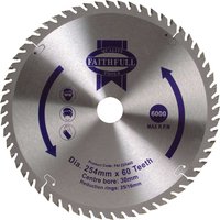 Faithfull Fine Finish TCT Circular Saw Blade