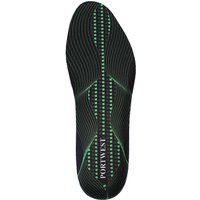 Portwest Arch Support Gel Cushion Insoles Black / Green L