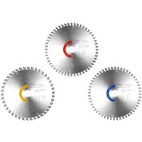 F KSB SORT 3 160mm Circular Saw Blade 3 Piece Set 160mm Teeth 20mm