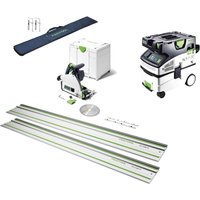 TS60 KEBQ Plus Plunge Cut Circular Saw M Class Extractor Kit