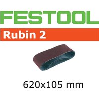 Festool 105mm x 620mm Rubin 2 Abrasive Sanding Belt 105mm x 620mm 100g Pack of 10