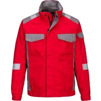 BizFlame Ultra Two Tone Flame Resistant Jacket Red S