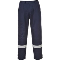 Portwest Bizflame Work Trousers M Navy Tall POW27714