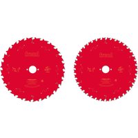 PRO 2 Piece 250mm Circular Saw Blade Set