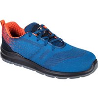 Portwest Steelite Aire Steel Toe Cap Trainers Blue / Orange Size 8