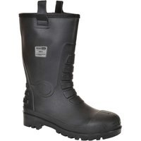 Portwest Neptune S5 CI Waterproof Rigger Safety Boots Black Size 6