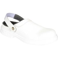 Portwest Steelite SB AE WRU Clean Area Safety Clogs White Size 9