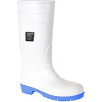 Portwest Total S5 Safety Wellington Boots White Size 3