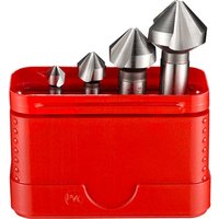 G2362 4 Piece HSS Straight Shank 90° Countersink Set