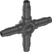 Gardena MICRO DRIP 4 Way Pipe Coupling 3/16" / 4.6mm Pack of 10