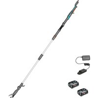 Gardena HIGHCUT 250 P4A 18v Cordless Telescopic Tree Pruner 2 x 2ah Li-ion Battery Charger