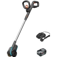Gardena EASYWEED 1800 P4A 18v Cordless Patio Weeding Brush 1 x 4ah Li-ion Battery Charger