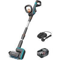 Gardena AQUABRUSH P4A 18v Cordless Patio and Surface Cleaner 1 x 6ah Li-ion Battery Charger