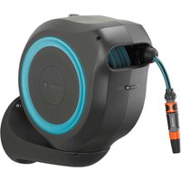 Gardena Wall Mounted Automatic Narrow Hose Roll Up Retractable Hose Reel