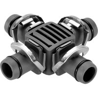 Gardena MICRO DRIP 4 Way Coupling 1/2" / 12.5mm Pack of 1