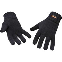 Portwest Insulated Knit Glove Blk Pack of 12 POW17449