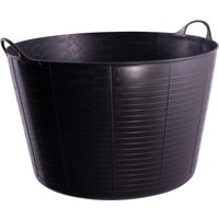 Red Gorilla Tubtrugs Flexible Tub 75l Black