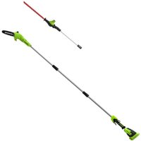 Greenworks GD40PSH 40v Cordless Brushless Pole Tree Pruner and Hedge Trimmer