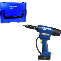 Gesipa Firebird Pro S Gold Edition 18v Cordless Brushless Rivet Nut Tool 1 x 2ah Li-ion Charger Case