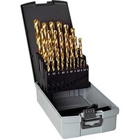 Guhring No 17 19 Piece HSS TiN Coated 1.0 -10mm By 0.5mm Drill Set