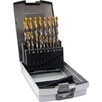 Guhring No 234 24 Piece HSS TiN-Tip Coated 1.0mm - 10.5mm By 0.5mm Drill Set