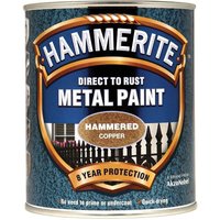 Hammerite Hammered Finish Metal Paint Copper 750ml