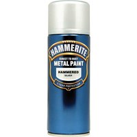 Hammered Finish Metal Paint Aerosol Silver