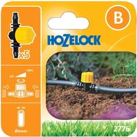 Hozelock MICRO Flow Control Valve 5/32" / 4mm Pack of 5