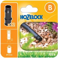 Hozelock MICRO End Plug 1/2" / 12.5mm Pack of 12