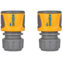 Hozelock Soft Touch Hose Pipe End Connector 1/2" / 12.5mm Pack of 2