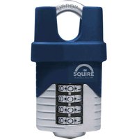 Henry Squire Vulcan Boron Shackle Combination Padlock 40mm Closed