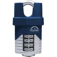 Henry Squire Vulcan Boron Shackle Combination Padlock 50mm Closed