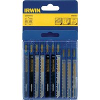 10 Piece T Shank Jigsaw Blade Set