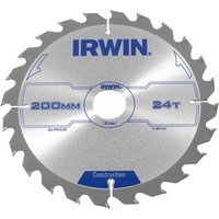 Irwin IRWIN® Construction Circular Saw Blade 200 x 30mm x 24T ATB 1897201