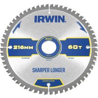 ATB Ultra Construction Circular Saw Blade 216mm 60T 30mm