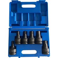 6 Piece 1" Drive Impact Hex Socket Set Metric