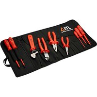 9 Piece Electricians Insulated General Purpose Tool Kit Roll